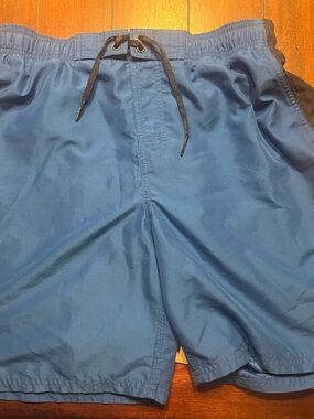 Nike Royal Blue Athletic Shorts with Black Waistband